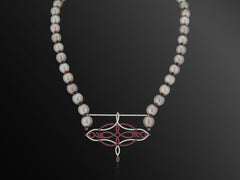 Lasya Black Pearl Necklace